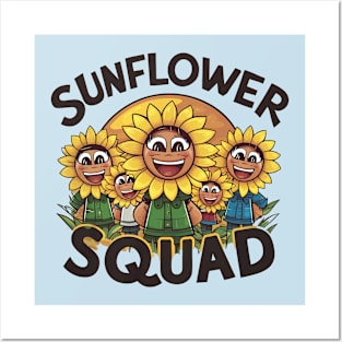 Sunflower Squad Posters and Art